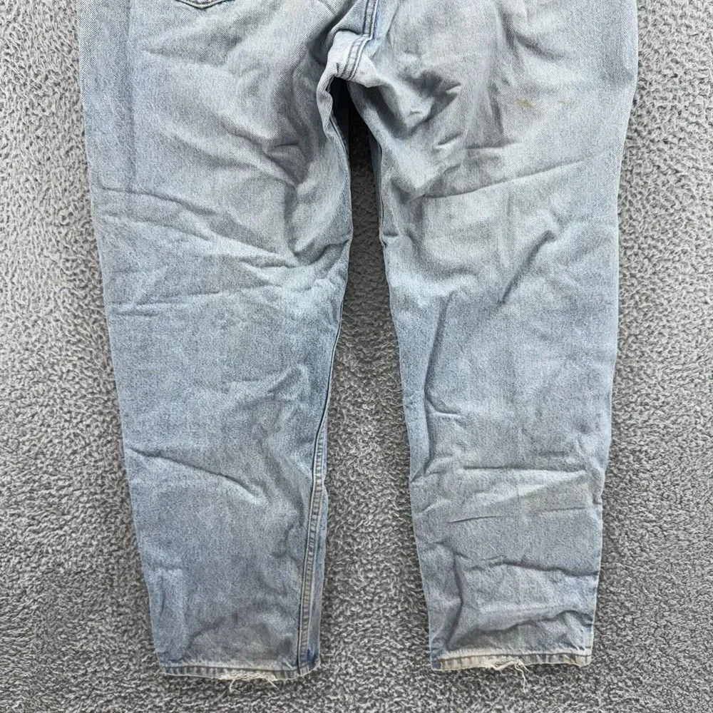 Vintage Levis Jeans 550 Relaxed Fit 40x32 Light Wash 100% Cotton Work Pants READ